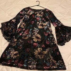 Floral print dress